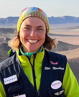 Nathalie Vincent au Trek Elles Marchent
